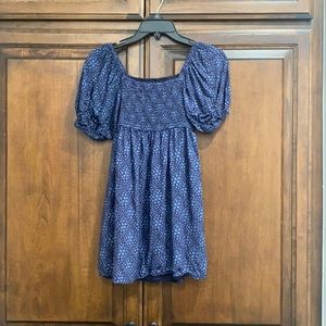 Girls navy dress